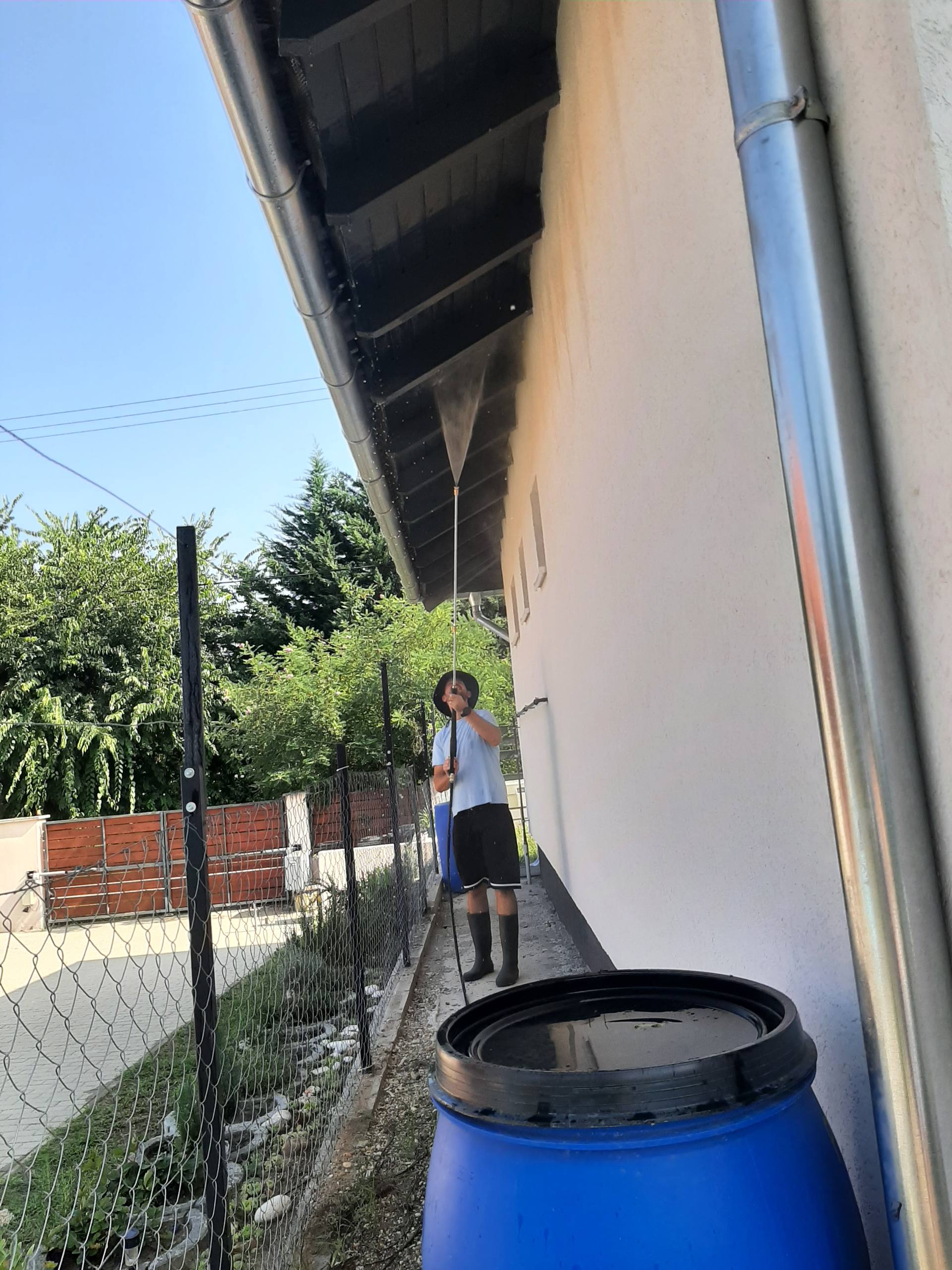 Homlokzattisztítás referencia – fotó 044