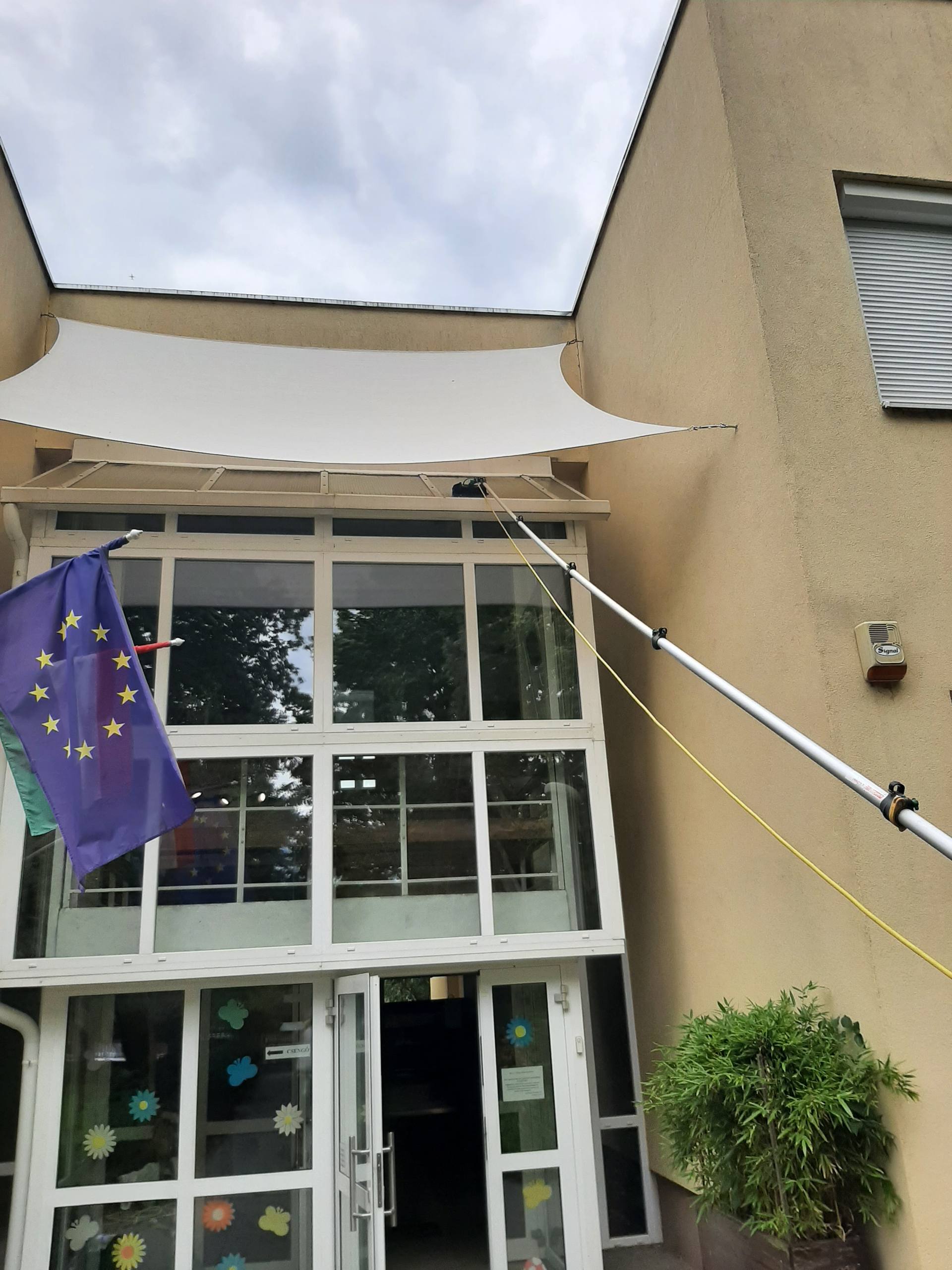 Polikarbonát tető tisztítás referencia – fotó 030